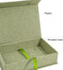 Photo Storage Box 5x7 - Linen Memory Box for Storing Photos, Pictures, Certificates, Scrapbooking Supplies, Keepsakes,