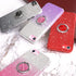 iPhone SE 2020 Case Glitter, Slim Sparkly Cover with 360° Ring Holder Kickstand for iPhone 8/7/SE 2020/SE 3