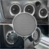 X AUTOHAUX 4 Inch Car Metal Audio Speaker Grill Cover Mesh Woofer Horn Guard Decorative Protector (Silver Tone)