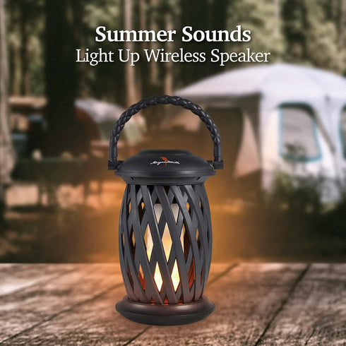 Margaritaville Tiki Torch - Waterproof Bluetooth Speaker with Flickering LED Lights, Perfect for Travel and Parties