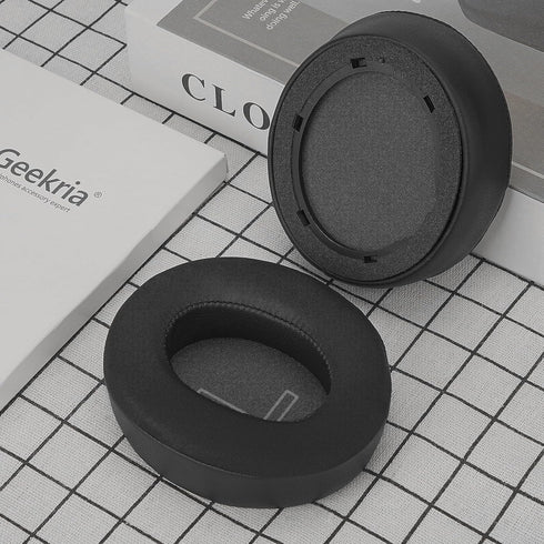 Geekria Sport Cooling-Gel Replacement Ear Pads, Black, for Anker Soundcore Life Q20, Q20+, Q20i, Life 2 Headphones