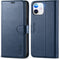 TUCCH Wallet Case for iPhone 12 Mini 5G, TPU Shockproof Inner Shell, PU Leather RFID Blocking Magnetic Stand Flip Cover