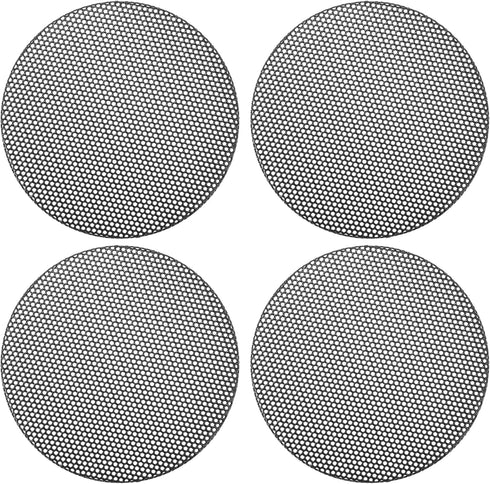 ACROPIX Universal 2.5 Inch Speaker Grills Mesh for Audio Subwoofer, 74x4mm Grille without Frame, Black, Pack of 4