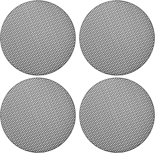 ACROPIX Universal 2.5 Inch Speaker Grills Mesh for Audio Subwoofer, 74x4mm Grille without Frame, Black, Pack of 4