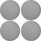 ACROPIX Universal 2.5 Inch Speaker Grills Mesh for Audio Subwoofer, 74x4mm Grille without Frame, Black, Pack of 4