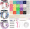 Laband DIY Beaded Bracelet for Apple Watch 38mm 40mm 41mm, Clay Beads with Charms Kit for Women Girls