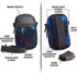 USA Gear Compact Camera Case, Point & Shoot Bag with Accessory Pockets and Rain Cover, Works with Sony, Canon, Nikon,