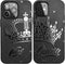 Black Matching Phone Cases compatible with iPhone 13 Pro Max 6.7 inch for Couple King and Queen Cover Cute Anniversary