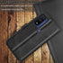 Motorola Moto G Pure Leather Flip Case - Wallet Black Phone Case with Card Holder Kickstand Magnetic Closure for Moto G