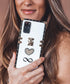 Leopard Heart Infinity Sign Metal Sticker Charms, Decoration for Mobile Cases, Laptops, Set of 2, Stylish & Neutral