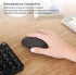 Verbatim Rechargeable Multi-Device Bluetooth 5.0 USB 2.4Ghz Wireless Optical Mouse with Adjustable DPI, Black 70755