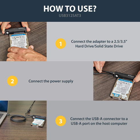 StarTech.com USB-C to VGA Adapter, White, 1080p Video Converter for MacBook Pro, Projector, VGA Display (CDP2VGAW)