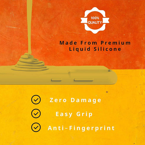 S21 Plus Phone Case | Extra Slim Premium Liquid Silicone with Microfiber Cloth and PC Material, Shockproof with Soft