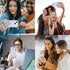 IceSword Compatible with iPhone 13 Mini Case, Clove Purple Silicone Cover, Ultra Slim Shockproof Protective (Pastel
