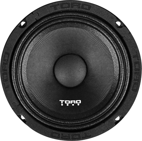 TORO TECH PB6, 6.5 Inch Mid-Bass Pro Audio Component Speaker, 140 Watts RMS Power, 8 Ohm (Sold As Each)