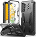 TPU Soft Shock Proof Case for Samsung Galaxy A13 5G - Heavy Duty Military Grade Rugged Cover with Kickstand (Black).