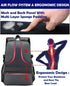 ProEtrade Extra Large Backpack for College, Fits Laptop Up to 17 inch, USB Charging Port, Anti-theft, Blue