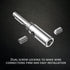 Viborg 8PCS Silver Plated Speaker Banana Plugs, Screw Locking 4MM HiFi Connectors for Speaker Wire, Home Theater,