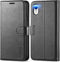 TUCCH Case Wallet for iPhone XR - Kickstand, RFID Blocking, Credit Card Slot, PU Leather Folio Cover, Black