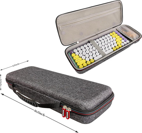 Hard EVA Storage Case for Logitech POP Wireless Mouse and POP Keys Mechanical Keyboard Combo
