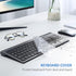 TopMate Wireless Keyboard and Mouse Combo, Ultra Slim 2.4G Silent USB Mouse and Scissor Switch Keyboard Set, Gray Black