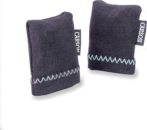 2 Pack (SN-10AM), Carson Stuff-It Go Microfiber Lens Cloth Cleaning System - Black
