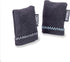 2 Pack (SN-10AM), Carson Stuff-It Go Microfiber Lens Cloth Cleaning System - Black