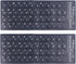 2PCS Matte Vinyl Persian (Farsi) Keyboard Stickers for Universal PC, Computer, Laptop, Desktop, Notebook Keyboard