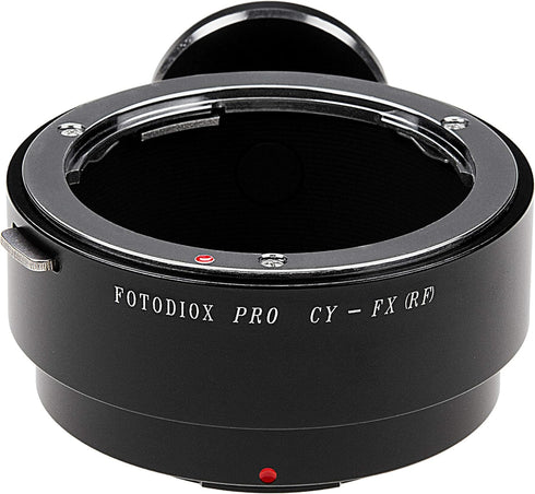 Fotodiox Pro Lens Mount Adapter, Contax/Yashica Lens to Fujifilm X Camera Body, Compatible with X-Pro1, X-E1