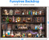 Funnytree 82" x 59" Mad Scientist Laboratory Backdrop for Kids Boy Halloween Spooktakular Creepy Skull Poison Apothecary Witch Kitchen Birthday Baby Shower Party Supplies Decorations Banner Background