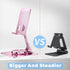 Rotatable Foldable Phone Stand for Desk, Fully Adjustable Desktop Holder Cradle Dock Compatible with iPhone 14 13 12 11