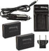 Ultimaxx AC/DC Rapid Home & Travel Charger with 2x LP-E10 Extended Life Battery for Canon EOS Cameras