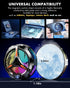 iPad Cooler, Magnetic Tablet Cooler for iPad/Samsung Tab, Universal Radiator with Temperature Display for Mobile Gaming
