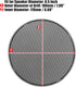 X AUTOHAUX 2pcs 6.5 Inch Car Metal Audio Speaker Grill Cover, Silver Tone Decorative Circle Grille Protector