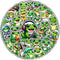 50 PCS Frog Stickers Pack Vinyl Decal Waterproof for Water Bottles Laptops Phone Case Luggage Scrapbook Decorations
