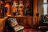 CHNYWORK 5ftx3ft Vintage Luxury Library Bookshelf Backdrop Antique Books Wooden Shelves Reading Room Interior