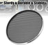 X AUTOHAUX 4 Inch Car Metal Audio Speaker Grill Cover Mesh Woofer Horn Guard Decorative Protector (Silver Tone)