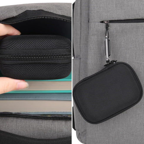 khanka Hard Travel Case for LISEN 3 in 1 Charging Station, Travel Wireless Charging Station Case Only, Black