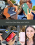 TUCCH Wallet Case for iPhone 12 Pro/12 5G, Lake Blue, TPU Shockproof Inner Shell, RFID Blocking, Card Holder