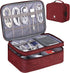 ORIENT FAMULAY Travel Electronics Organizer, Waterproof Cable Organizer Bag for Electronic Accessories