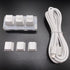 Mini 3-Key Cut Copy Paste Keyboard, Ctrl X C V Shortcut One Handed RGB Macro Pad Gaming Mechanical Keyboard,