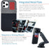 Dockem Wallet Case for iPhone 12 Pro Max - Built-in Metal Plate for Magnetic Mounting & 2 Credit Card Holders, Luxe M2