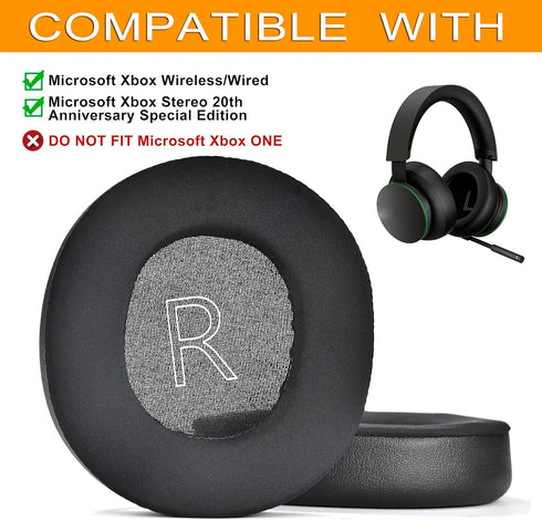 Cooling Gel Earpads Replacement Cushions Compatible with Microsoft Xbox Wireless/Wired, Xbox Stereo 20th Anniversary Special Edition Headset, Ear Pads Cushions with Noise Isolation Foam