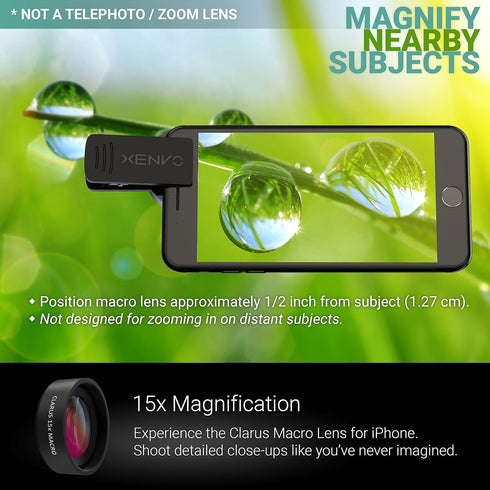 Xenvo Pro Lens Kit for Smartphones - Macro & Wide Angle