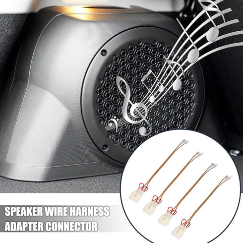X AUTOHAUX 4pcs Car Speaker Connector Wire Harness Adapter Connector for Mazda for Ford for Lincoln by X AUTOHAUX