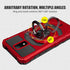 Ailiber Cricket Debut Case, AT&T Calypso 2(U319AA) with Screen Protector, Ring Kickstand for Magnetic Car Mount (Red)
