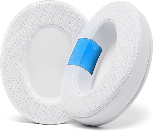WC Freeze Hybrid Fabric Cooling Gel Replacement Earpads, Compatible with HyperX Cloud, Steelseries Arctis, Comfortable