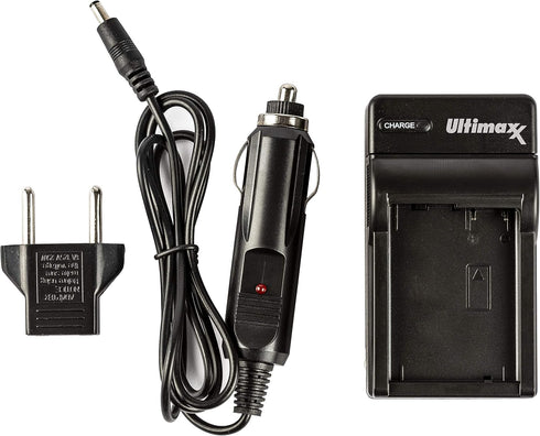 Ultimaxx AC/DC Rapid Home & Travel Charger with 2x LP-E10 Extended Life Battery for Canon EOS Cameras