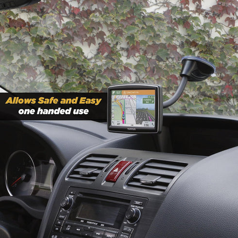 Scosche MAGWDM MagicMount Flex Neck Suction Cup Car Phone Mount for Dashboard/Windshield, 360° Adjustable Magnetic