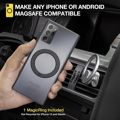 Scosche MagicMount Elite2 360 16/15/14/13/12 MEMSV Magnetic Phone Mount for Car Vent, MagSafe Phone Holder